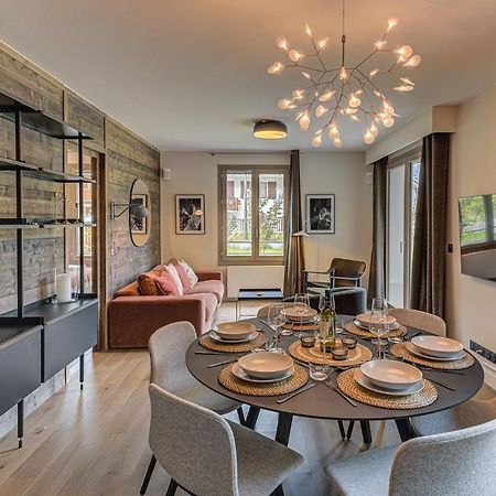 White Pearl A05 Modern Apartment Chamonix Alpes Travel Sleeps 4 To 6 Kültér fotó