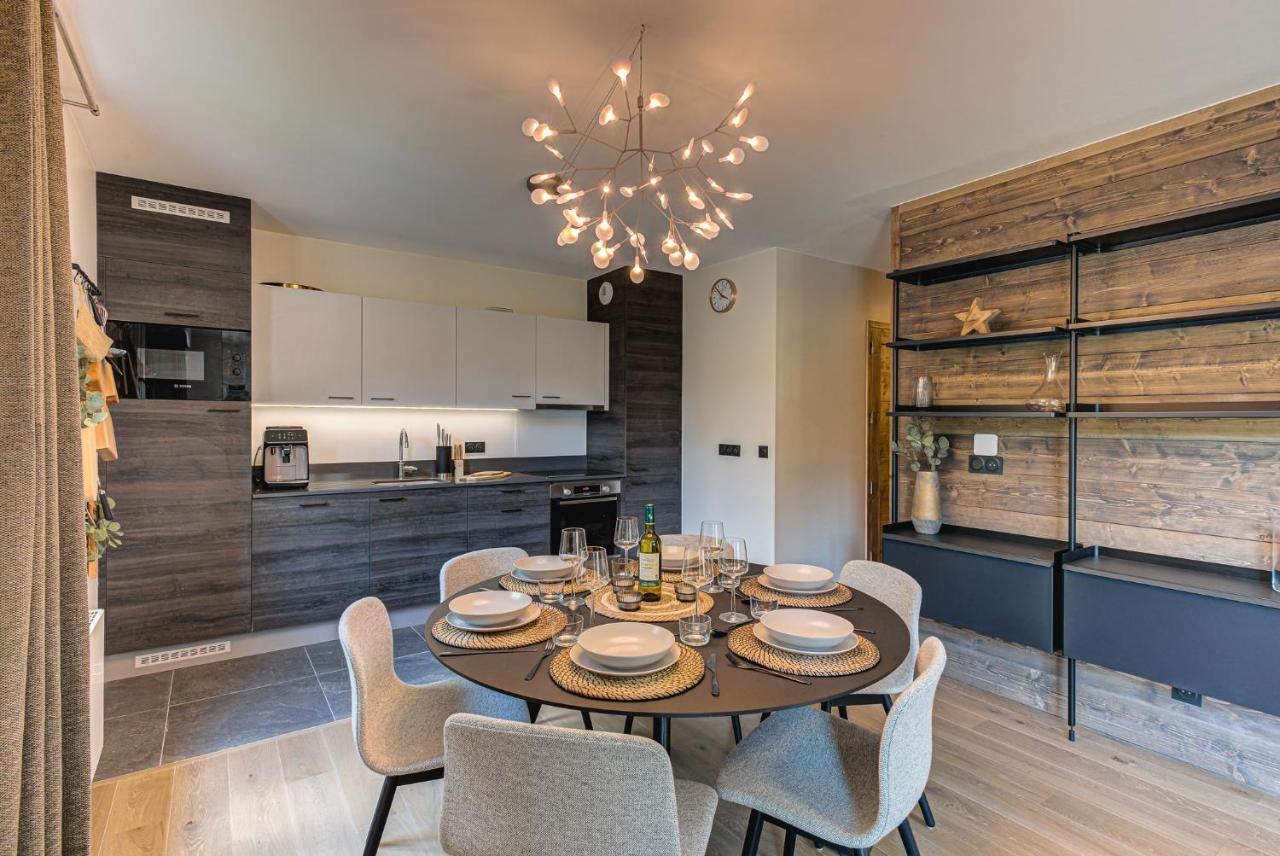 White Pearl A05 Modern Apartment Chamonix Alpes Travel Sleeps 4 To 6 Kültér fotó