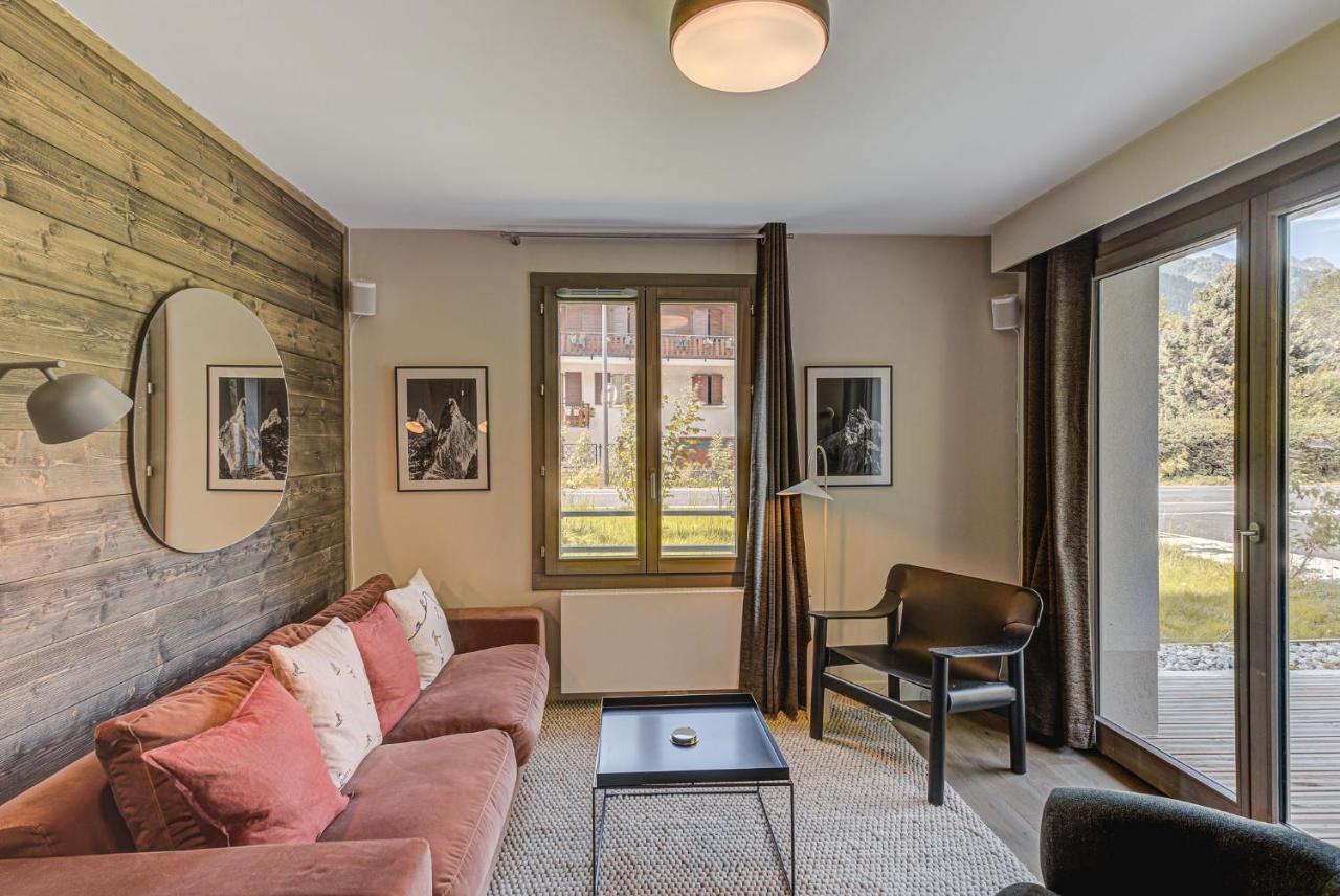 White Pearl A05 Modern Apartment Chamonix Alpes Travel Sleeps 4 To 6 Kültér fotó