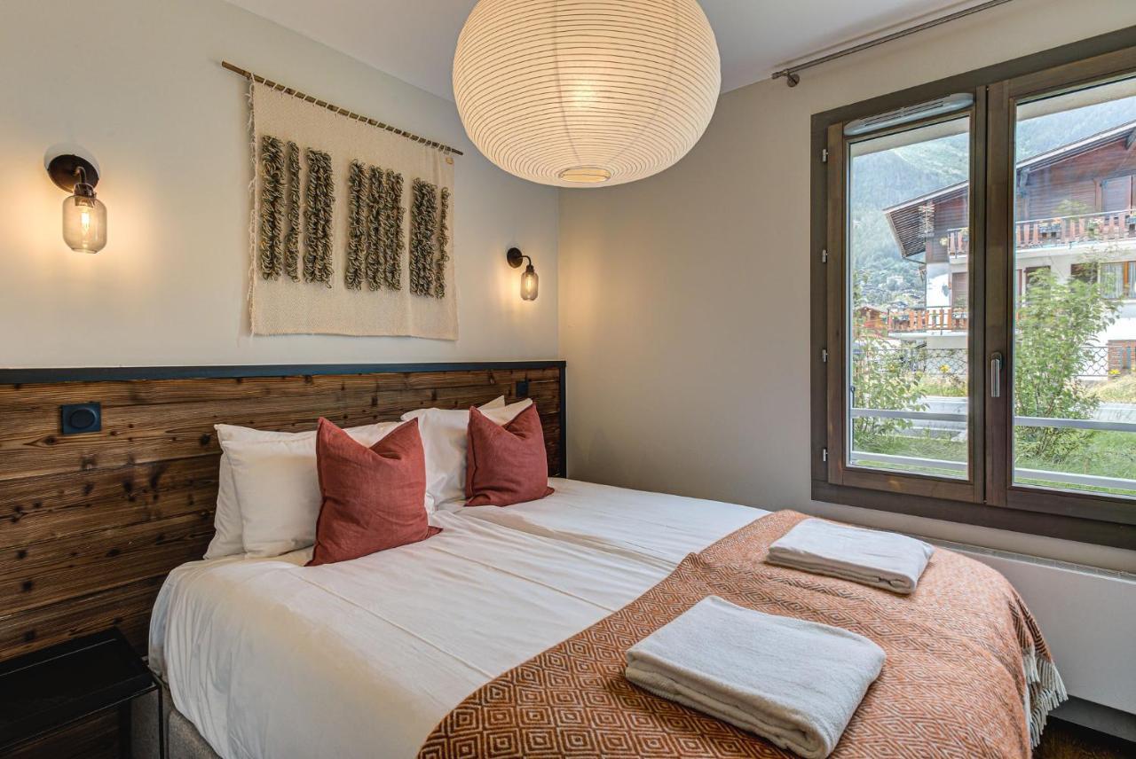 White Pearl A05 Modern Apartment Chamonix Alpes Travel Sleeps 4 To 6 Kültér fotó