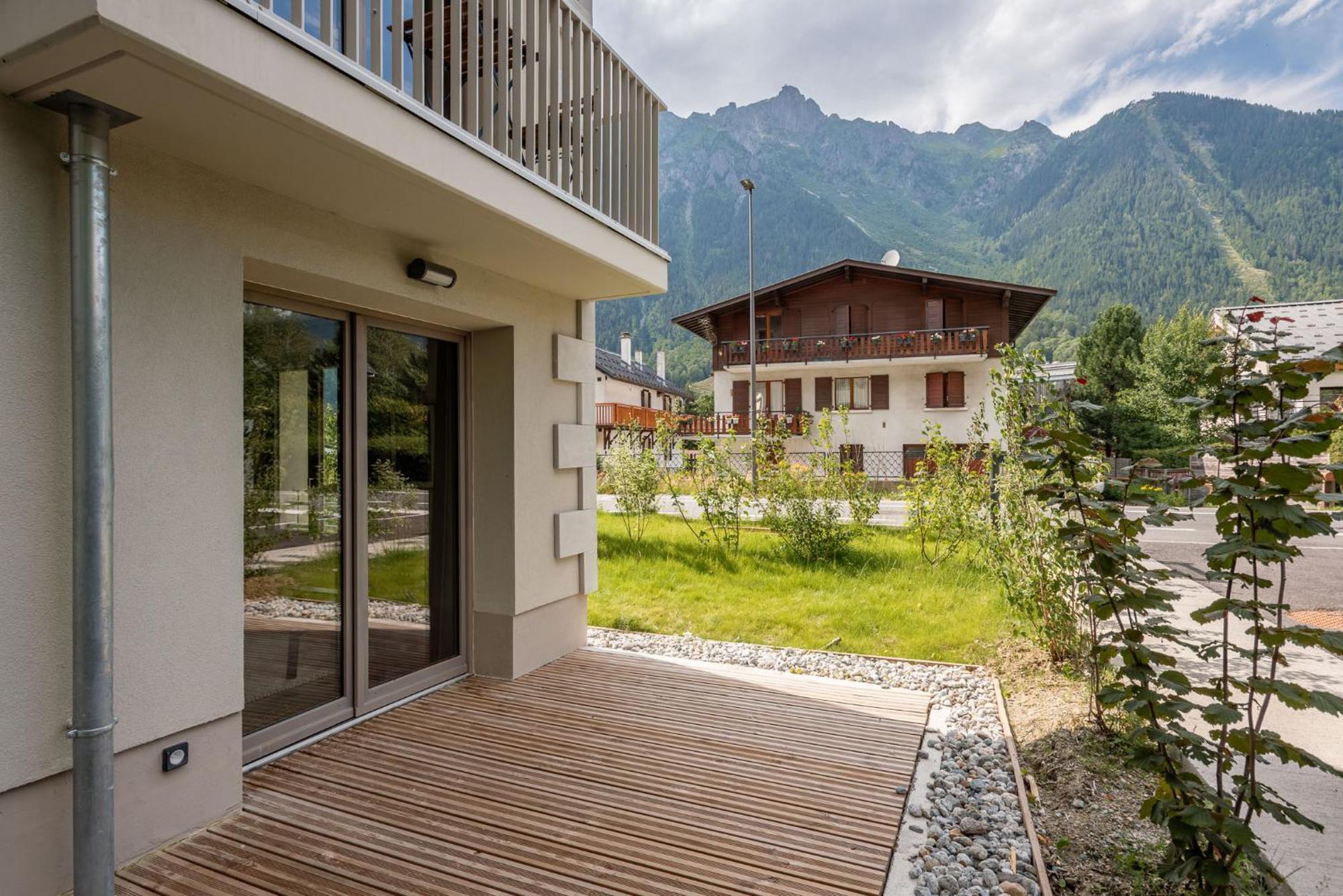 White Pearl A05 Modern Apartment Chamonix Alpes Travel Sleeps 4 To 6 Kültér fotó